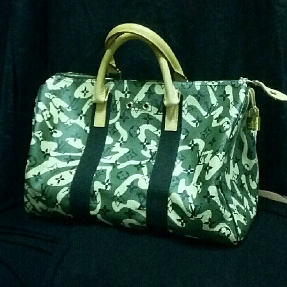 Takashi Murakami LV monogramouflage speedy